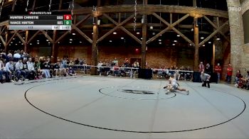 113 lbs Round 1 (16 Team) - Hunter Christie, Coahulla Creek vs Vance Hinton, Rutland