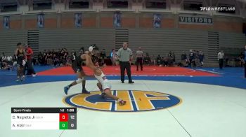 122 lbs Semifinal - Carlos Negrete Jr, Buchanan vs Amit Klair, Gilroy