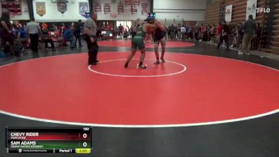 190 lbs Round 3 - Chevy Rider, Muscatine vs Sam Adams, Cedar Rapids Kennedy