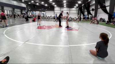 53 kg Quarterfinal - Talia Pavlic, PA West Pink vs Raegan Milheim, Mat Assassins Girls