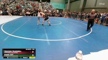 132 lbs Cons. Round 5 - Gavin Coit, El Dorado (Placerville) vs Trayson Truesdell, Harrisburg High School