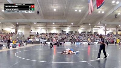 AA 120 lbs Quarterfinal - Chase Walker, Cleveland High School vs Mark Taddeo, Summit High School