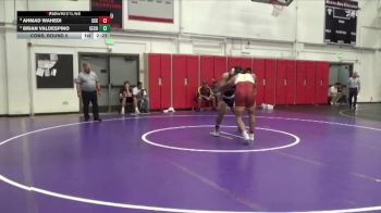 197 lbs Cons. Round 5 - Brian Valdespino, Cerritos College vs Ahmad Wahedi, Sacramento City College