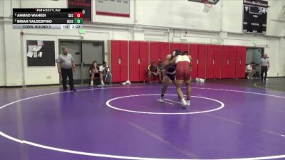197 lbs Cons. Round 5 - Brian Valdespino, Cerritos College vs Ahmad Wahedi, Sacramento City College