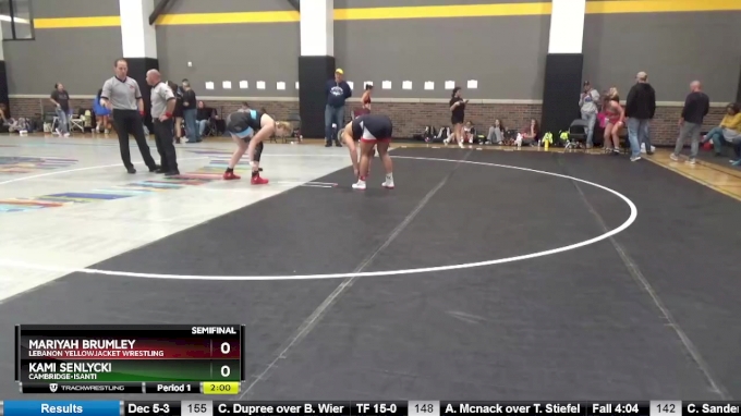 190 lbs Semifinal - Mariyah Brumley, Lebanon Yellowjacket Wrestling vs ...