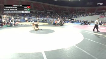 4A/3A/2A/1A Girls 140 Champ. Round 1 - Shelby Bunting, Culver Girls vs Mayzie Deringer, Scappoose Girls