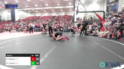 100 lbs Rr Rnd 3 - Piper Weaver, Sisters On The Mat Pink vs Sicilie Lomeli, Oklahoma Mafia