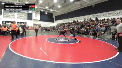 144 lbs 5th Place Match - Matthew Palacios, Walnut vs Matthew Centeno, Esperanza