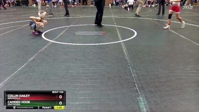 96 lbs Cons. Round 1 - Collin Dailey, Brecksville vs Camden Hook, Unattached