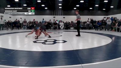 85 lbs Semis & 1st Wrestleback (8 Team) - Johnnatan Martinez, DC Wrestling Academy vs Brennan Hart, Dundee Wrestling