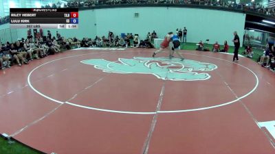 207 lbs Riley Hebert, Texas Blue vs Lulu Kirk, Kansas