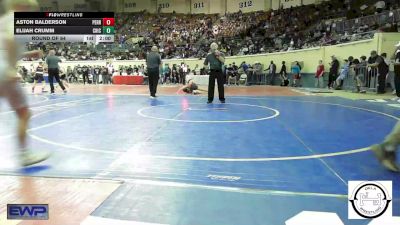 100 lbs Round Of 64 - Aston Balderson, Perry vs Elijah Crumm, Chickasha Wrestling