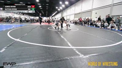 55 lbs Semifinal - James Irvine, Team Speed vs Sutton Stites, RAW Wrestling Club 9U