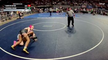 G 132 lbs Quarterfinal - Caitlyn Wynn, Baton Rouge Girls vs Audrina Wade, Benton Girls