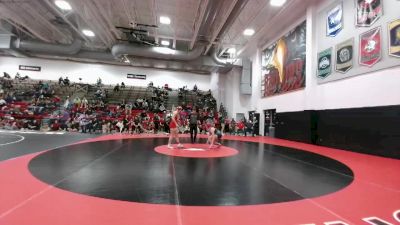 130 lbs 9th Place Match - Lillian Plaisance, Denver East vs Harmony Solley, Pine Creek