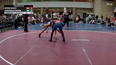 132 lbs Round 1 (6 Team) - Byron Whaley, Crossroads Wrestling vs Shantorian Walker, Mississippi WC