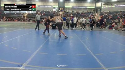 285 lbs Cons. Round 2 - Dustin Uribes, Apprentice School vs Bryce Anderson, Brewton-Parker (GA)