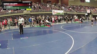 130 lbs Quarterfinal - Harvey Walgren, Delta Wrestling Club vs Ty Tarbett, Zion Thunder Wrestling Club