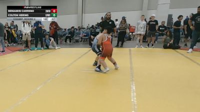 101.8-110.5 lbs Champ. Round 3 - Benjamin Carreno, Silverback Wrestling Fort Worth vs Colton Hering, Liberty Warriors Wrestling Club