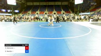 132 lbs Rnd Of 64 - Zachary Keinonen, Oregon vs Elias Navida, California