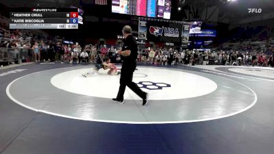 105 lbs Quarters - Heather Crull, IN vs Katie Biscoglia, IA