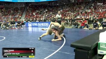 3A-190 lbs Cons. Semi - Cain Tigges, Urbandale vs Jackson Van Kley, Pella