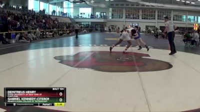 197 lbs Champ. Round 1 - Gabriel Kennedy-Citeroni, Pennsylvania College Of Technology vs Demitreus Henry, State University Of New York At Cortland