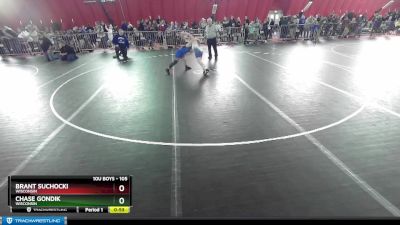 105 lbs Quarterfinal - Brant Suchocki, Wisconsin vs Chase Gondik, Wisconsin
