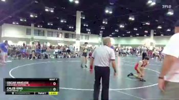 132 lbs Round 3 (6 Team) - Oscar Hinojos, Eaglecrest Raptors vs Caleb King, Goon Squad