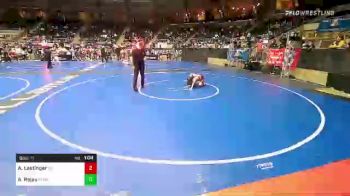 90 lbs Semifinal - Anson Lastinger, USA Gold vs Adrian Rojas, Miami Wrestling Club