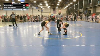 76 lbs Round 5 - 4:00pm Saturday - Zane Gustafson, Terps XPress vs Reid Stoner, Ranger Wrestling Club