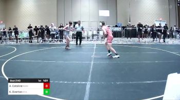 116 lbs Round Of 32 - Adam Cataline, Roosevelt HS vs Kael Overton, Athlos