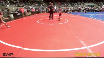 46 lbs Consi Of 4 - Riley Tarwater, Eufaula Ironheads Wrestling Club vs Ella Beck, Top Rank Hammers