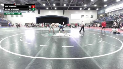 165 lbs Champ. Round 2 - Julian Gonzales, Keiser University vs Joel Campbell, Missouri Baptist University