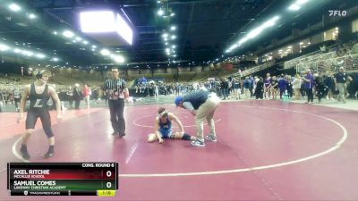 120 lbs Cons. Round 6 - Samuel Comes, Lakeway Christian Academy vs Axel Ritchie, McCallie School