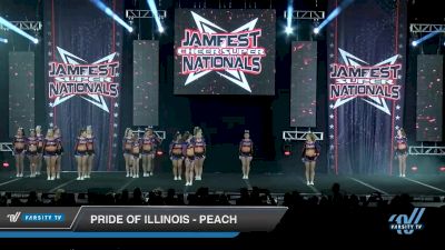 Pride of Illinois - Peach [2020 L3 Senior - D2 - Small - B Day 2] 2020 JAMfest Cheer Super Nationals