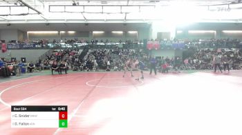 190 lbs 3rd Place - Cole Snider, Branford vs Gavin Fallon, Avon