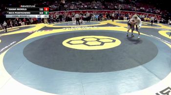 D1-150 lbs Cons. Round 3 - Nick Piontkowski, Olentangy vs Isaiah Nichols, Tre. Edgewood