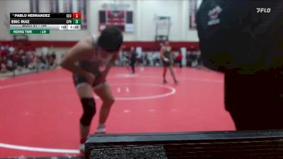 184 lbs Champ. Round 1 - Eric Ruiz, Cal Poly Humboldt vs Pablo Hernandez, Clackamas Community College