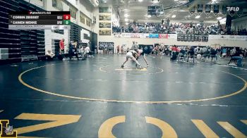 132 lbs 5th Place Match - Cainen Menke, St. Pius X (Festus) vs Corbin Zeisset, Belleville East