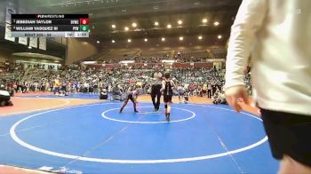58 lbs Quarterfinal - Jebediah Taylor, Dover Youth Wrestling Club vs William Vasquez Iii, Panther Youth Wrestling-CPR