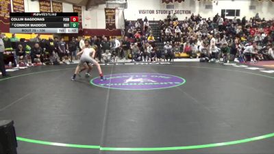 106 lbs Champ. Round 2 - Collin Bagdonas, Perrysburg vs Connor Maddox, Westfield