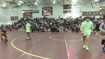 53 lbs Quarterfinal - Azidya Clark, Toppenish USA Wrestling Club vs Noah Serrato, Moses Lake Wrestling Club