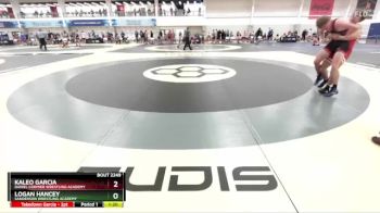 160 lbs Semifinal - Logan Hancey, Sanderson Wrestling Academy vs Kaleo Garcia, Daniel Cormier Wrestling Academy