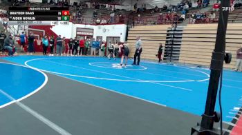 113 lbs Champ. Round 1 - Aiden Nowlin, Tri-West vs Brayden Baas, Prairie Heights