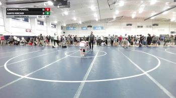 100 lbs Semifinal - Cameron Powell, PA vs Ajaye Kincaid, IN