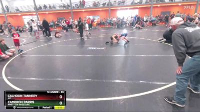 65 lbs Round 1 - Calhoun Tannery, JET vs Cameron Parris, Ninety Six Wrestling