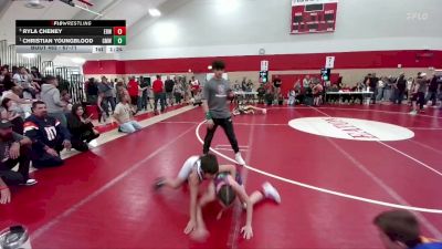 67-71 lbs Round 2 - Christian Youngblood, Greeley Metro WC vs Ryla Cheney, Eaton Reds WC