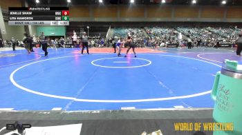 136 lbs 5th Place - Jenille Shaw, Wrecking Crew vs Lita Haworth, Salem Elite Mat Club