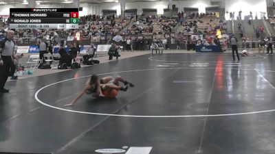 A 106 lbs Cons. Round 2 - Ronald Jones, Hixson High School vs Thomas Howard, Pigeon Forge High School